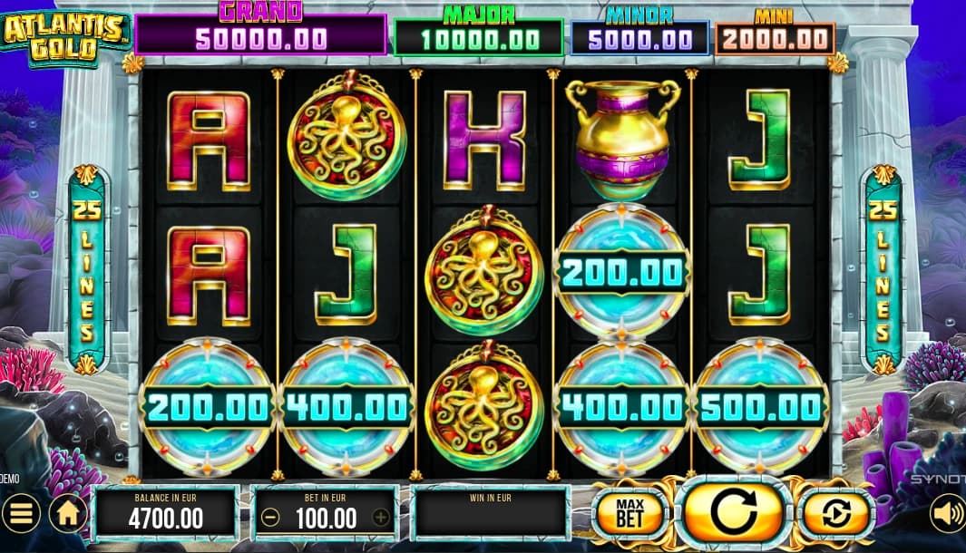 Atlantis Gold - SYNOT Games