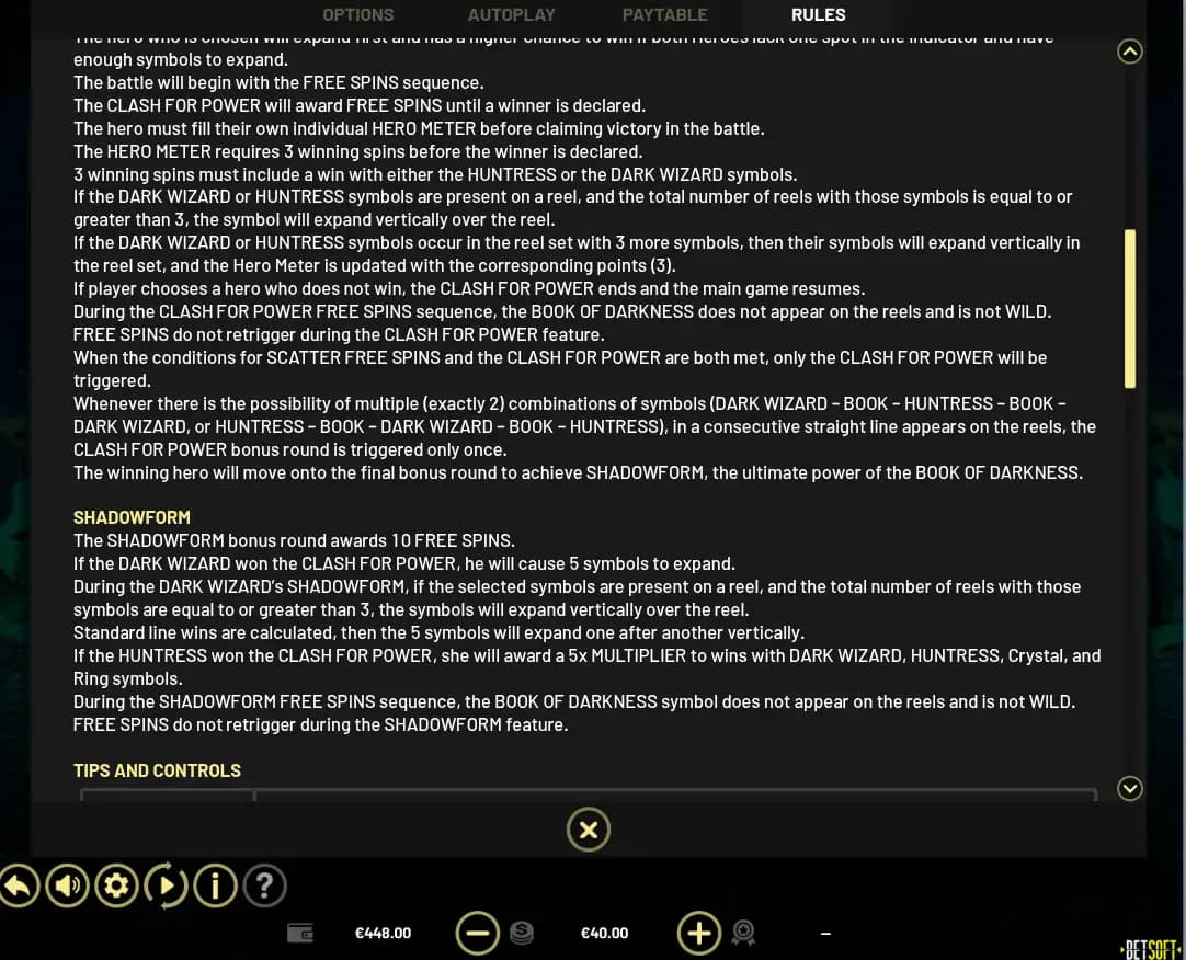 Book of Darkness - BetSoft